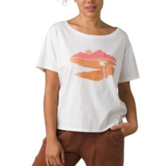 Prana Organic Graphic Tee - EUC - Picture 1 of 6